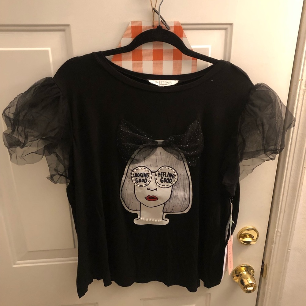 New Stylist puffy Sleeve Shirt